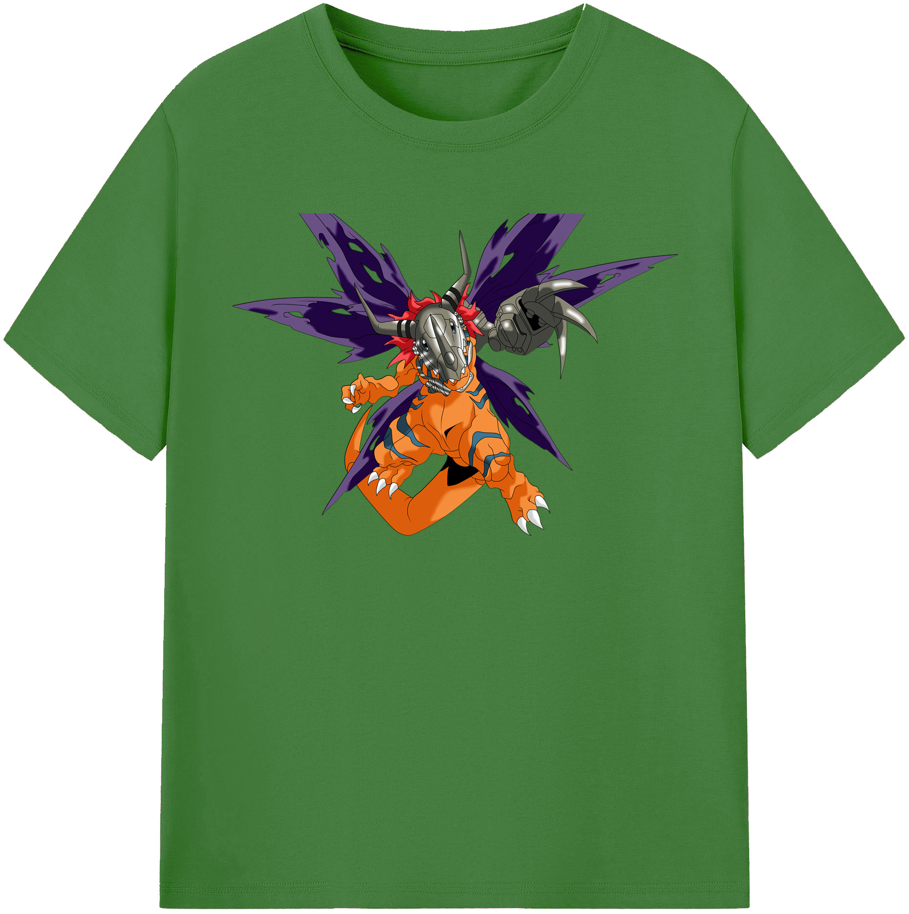 （画像用） Digimon デジタルモンスター/デジモン レディースカジュアルプリントTシャツ（綿100％）